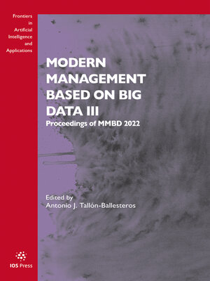 cover image of Modern Management based on Big Data III